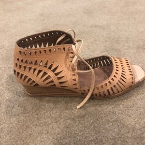 Tan strap sandals